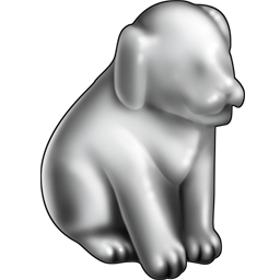 Puppy White Icon 256x256 png