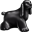 Doggy Black Icon 32x32 png