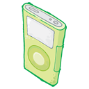 iPod Green Icon 128x128 png
