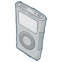 iPod Grey Icon 128x128 png