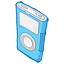 iPod Blue Icon 64x64 png