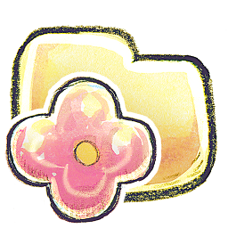 Folder Flower Icon 256x256 png