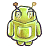 Green Robot Icon 48x48 png