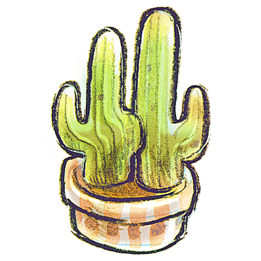 Flowerpot Cacti Icon 512x512 png