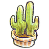 Flowerpot Cacti Icon 96x96 png