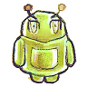 Green Robot Icon 96x96 png