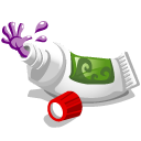 Toothpaste Monster Icon 128x128 png