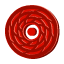 Disc Red Cane Icon 64x64 png