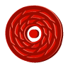 Disc Red Cane Icon 96x96 png