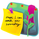 Sticky Note Icon 128x128 png