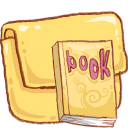 Folder Book Icon 128x128 png