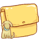 Folder Dog Icon 128x128 png