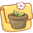 Folder Flowerpot Icon