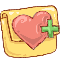 Folder Favorites Heart Icon 256x256 png