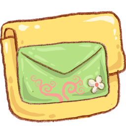 Folder Mail Green Icon 256x256 png