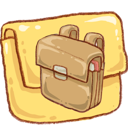 Folder School Bag Icon 256x256 png