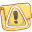 Folder Caution Icon 32x32 png