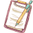 Notepad Mechapencil Icon 48x48 png