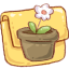 Folder Flowerpot Icon 64x64 png