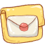 Folder Mail Icon 64x64 png