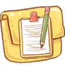 Folder Notepad 2 Icon 96x96 png