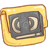 Folder Video Icon 96x96 png