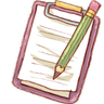 Notepad Pencil Icon 96x96 png
