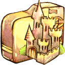 Folder Castle Icon