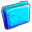 Blue Folder v2 Icon 32x32 png