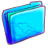 Blue Folder v2 Icon 48x48 png