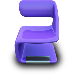 Purple Seat Icon 256x256 png