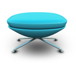 Sky Blue Seat Icon 256x256 png