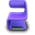 Purple Seat Icon 32x32 png