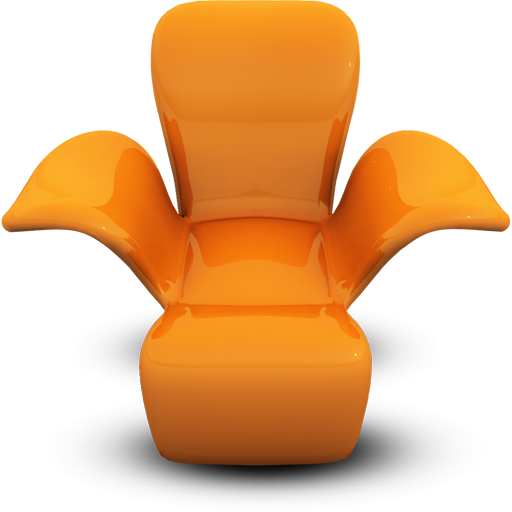 Orange Seat Icon 512x512 png