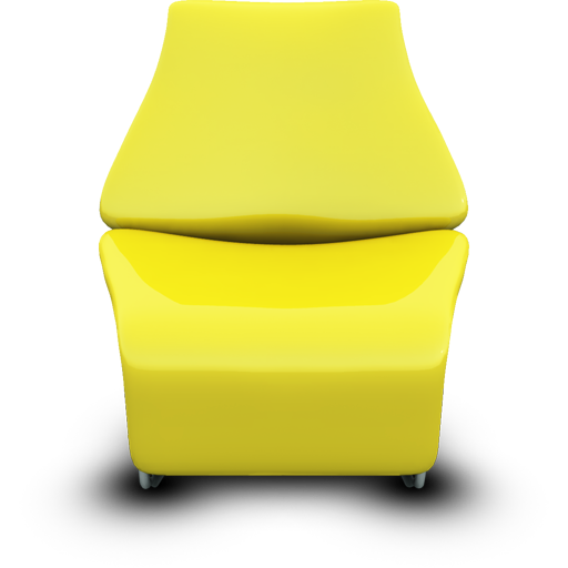 Yellow Seat Icon 512x512 png