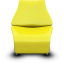 Yellow Seat Icon 64x64 png