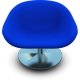 Blue Seat Icon 80x80 png
