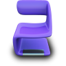 Purple Seat Icon 96x96 png