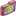 Violet Leafie Folder Icon 16x16 png