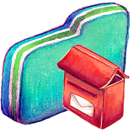 Green Mailbox Folder Icon 256x256 png