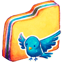 Yellow Birdie Icon 256x256 png