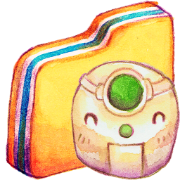 Yellow Robot Icon 256x256 png