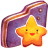 Violet Starry Folder Icon