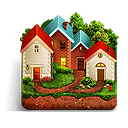 Town Icon 128x128 png
