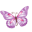 Butterfly Purple Icon 32x32 png