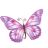 Butterfly Purple Icon 48x48 png