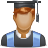 User Student Man Icon 48x48 png