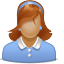 User Woman Icon 64x64 png