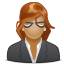 User Office Woman Icon
