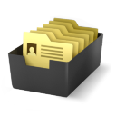 Card File Icon - Desktop Business Icons - SoftIcons.com